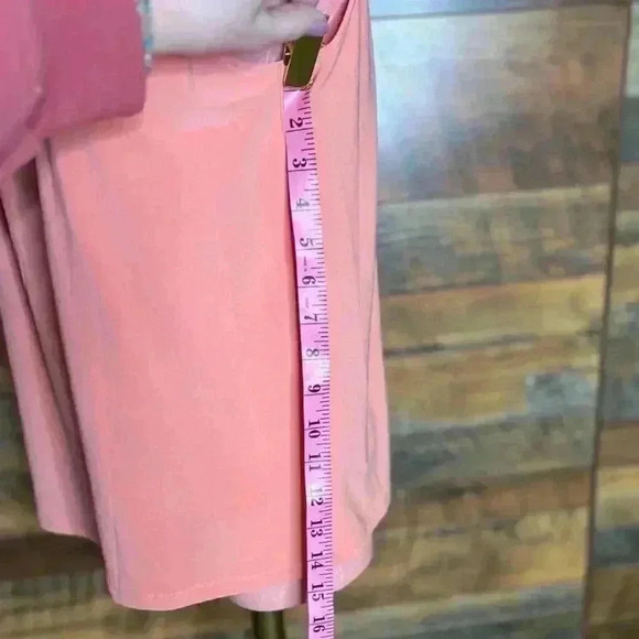 Ramy Brook Rosette Top with Gold Chain Detail in Deco Rose (Peach), Size XS. NWT - Picture 11 of 11